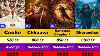 TOP 50 HIGHEST GROSSING MOVIES IN INDIA 2025 😱 | Dhurandhar | Coolie | Kantara Chapter 1 | Chhaava 