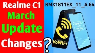 Realme C1 March Update,Vowifi New Features Changes? Hindi