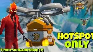 HOTSPOT ONLY CHALLENGE in FORTNITE