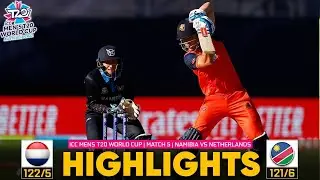 Netherlands vs Namibia 5th T20 World Cup Cricket Match Highlights Cricket Live Highlights 18/10/2022