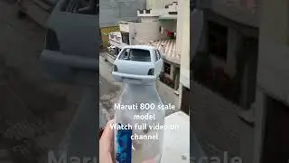 Maruti 800 scale model by k10 diecast