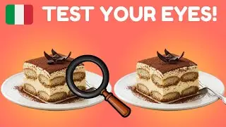 Spot the Difference: Italy Food Quiz #6 🇮🇹 | Fun Brain Teaser Challenge!