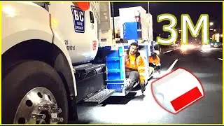 USA - 3M TWO-WAY WHITE-RED RAISED REFLECTOR PAVEMENT MARKERS SERIES 290 @MasterWorkers