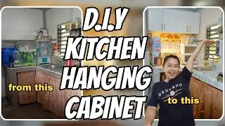 Simple Kitchen Makeover | DIY Kitchen Hanging Cabinet
