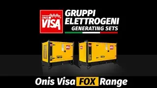 Onis Visa generating set FOX range
