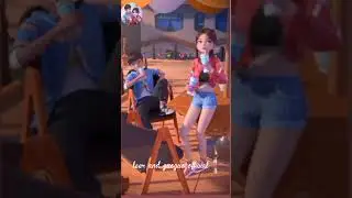 leer and guoguo cartoon anime // cute love Chinese cartoon short #Shorts