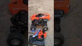 Best 2 Remote control Rock crawler 4x4  V/S RC super car testing 🏎️💯#car #toys #trending #testing