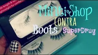 Ardell Demi Wispies MintiShop vs SuperDrug/Boots - por&oacute;wnanie rzęs