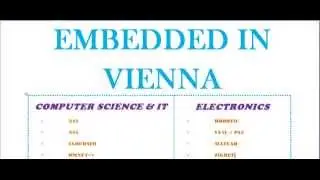 EMBEDDED IN VIENNA