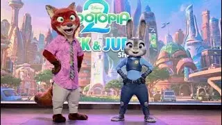 Nick & judy show at EL Capitan #zootopia2 #disney