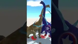 Animal Revolt Battle Simulator #short #games #dinosaurs #arbs #shorts