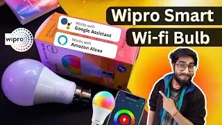 Best Wi-Fi RGB Smart Bulb Under 500 | Wipro Wi-Fi LED Smart Bulb RGB | Control with Alexa, Google