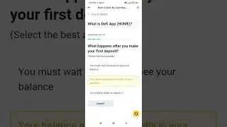 How to earn free tokens from Binance | Defi App ( HOME), #bitcoin #crypto #ytshorts