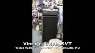 Vintage Ampeg SVT Tube Bass Amplifier