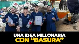 ¡ASOMBROSO!😱 JÓVENES CREAN UNA IDEA MILLONARIA CON BASURA