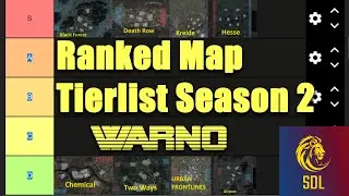 1v1 Map Tierlist SEASON 2 Ranked Pool WARNO