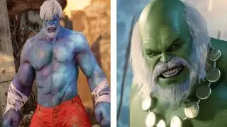 Blue Hulk Vs Maestro Boss Fight Gameplay in Marvel's Avenger Hawkeye DLC