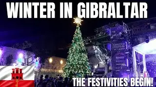 GIBRALTAR'S Annual Christmas Lights Switch On 2024. 🇬🇮🇬🇧