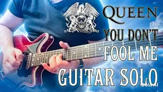 Queen You Don’t Fool Me Guitar Solo Lesson (Tab) - with RipX DAW Backing Track for solo