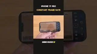 iPhone 17 Pro - how to shoot Constant Frame Rate Video  #blackmagicdesign #iphone17promax