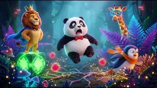 LOST IN NEON GLITCH JUNGLE! 😱 Pipo the Panda's Shocking Adventure with Leo and the Squad! 🐼🦁✨