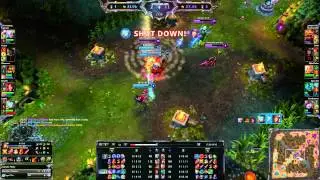 League of Legends - Epic comeback teamfight!