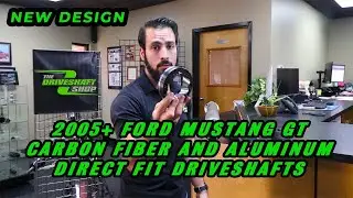 2005+ Ford Mustang Direct-fit Carbon fiber and aluminum driveshafts from The Driveshaft Shop