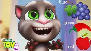 My Talking Tom 2 - Kids Learn Colors, How To Draw and Color Fruits With Tom Cat | Educational  Game