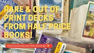 Rare & Out of Print Deck Finds From Half Price Books!  Twenty to Thirty Year Old Decks!