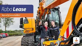 Mark en Peter onthullen hun nieuwe graafmachine. Rabo Lease - Groeimiddel voor ondernemers - Full