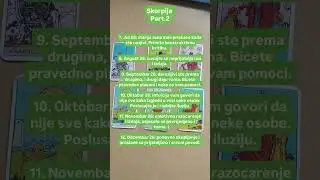 Skorpija po mjesecima za 2026 part.2 #2026 #tarot #horoskop #skorpija #&scaron;korpija #fyp #balkan