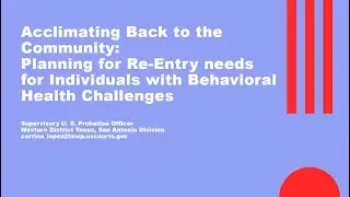 PS ECHO | October 9 | Planning for Re-Entry Needs for Individuals with Behavioral Health Challenges