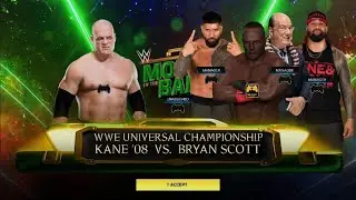 Bryan Scott (c) with The Bloodline Vs Kane