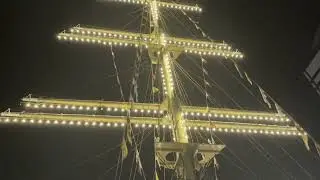 Takeshiba Passenger Ship Terminal at night (夜の「竹芝客船ターミナル」)