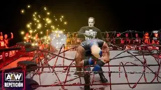 AEW Figth Forever | Sting Vs. Dustin Rhodes (Exploding Barbed Wire Death Match) | Xbox One