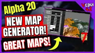 Alpha 20 - NEW AMAZING Map Generator! 7 Days To Die ✔️