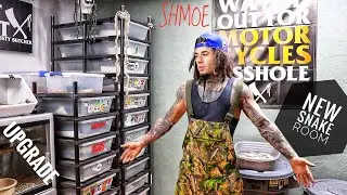 CHECK OUT MY NEW SNAKE ROOM | SHMOEDIDDYTATS