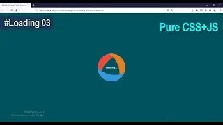Rounded Loading Page Animation with Pure CSS & HTML | Web Design