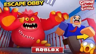 ESCAPE the GRAND SCHOOL MONSTER 😱 | Roblox School Escape Obby
