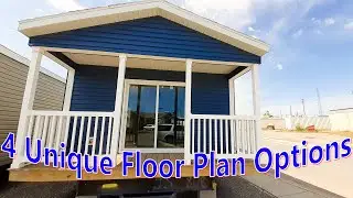 So many options to choose from. 4 different floor plans