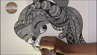 2,00,000 DOTS Mandala Art || MASTERPIECE ✒️ || Modern Indian Art and Craft ||