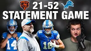 Detroit Lions Make a STATEMENT against Chicago Bears