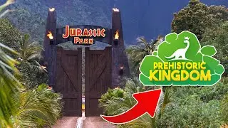 1 HOUR BUILDING CHALLENGE: Jurassic Park gate in Prehistoric Kingdom