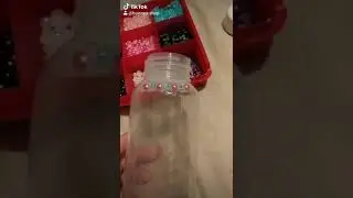 decorating a premade baby bottle