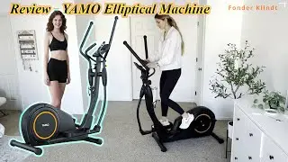 Elliptical Exercise Machine for Home | Quiet Magnetic Trainer with 500LBS Capacity/Fonder Klindt