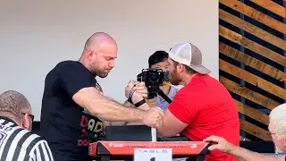 Andrei Shark vs Caleb Ricks Left Hand Supermatch in Dallas 2022 #armwrestling