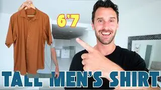 Tall Mens Fashion Ep 13 |  Brown Shirt Sample | Tall Mens Style Guide For Summer