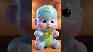 ASMR Jelly Baby Eating 🍯💎 | Satisfying Crystal Candy Sounds 😍 | #asmr #jellybaby #crystalbaby #jelly