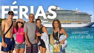 NOSSAS FÉRIAS EM FAMÍLIA 2025! 3 DIAS EM UM NAVIO GIGANTE!