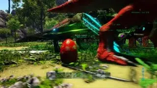 ARK king Dinopithecus gamma fight